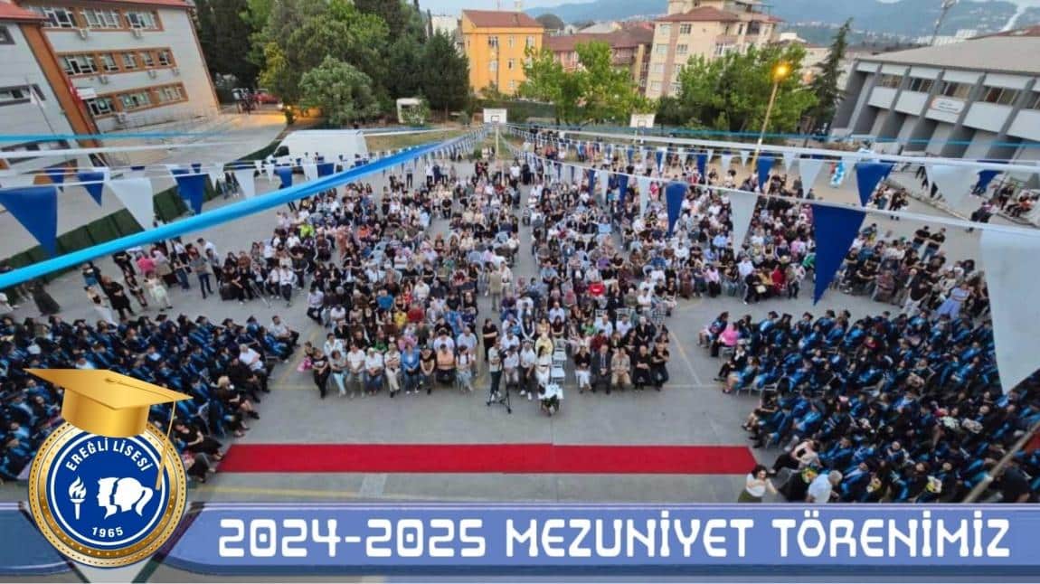 OKULUMUZ BAHÇESİNDE COŞKULU MEZUNİYET TÖRENİ